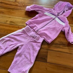 Second Step 12 Month Matching Set Zip-up Hoodie and Pants